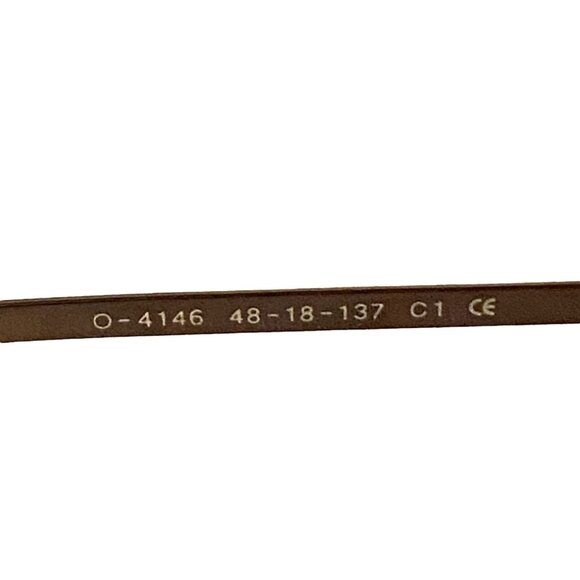 #4925 Ogi eyeglass frame occhiali gunmetal gray  48 18 137 - Picture 4 of 12